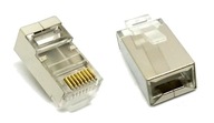 RJ45 8P8C FTP modulárna zástrčka, tienená kat.5e