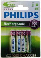 Batérie PHILIPS R03/AAA 700mAh, 4ks blister