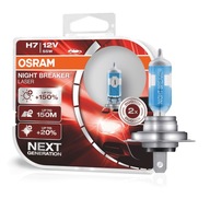 Laserové žiarovky OSRAM H7 Night Breaker +150% 150M