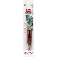 6,5 mm pletacie ihlice PRYM KNIT PRO 223 329, naskrutkované na šnúrku