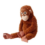 IKEA DJUNGELSKOG Plyšová hračka ORANGUTAN MONKEY 60 cm