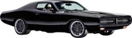 Samolepky na stenu DODGE Charger Cars 150x44 cm