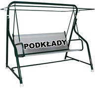 PODLOŽNÉ SEDADLO PRE ZÁHRADNÚ HEJDAČKU 150x100 Khaki POĽSKÝ VÝROBOK