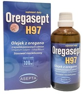 OREGASEPT H97 100ml Oreganový olej Parazity ASEPTA