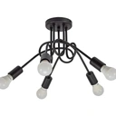 LUSTER MODERNÁ LAMPA 261-5 5PL LOFT ČIERNA