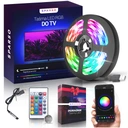 LED PÁS 5M RGB USB 5050 Podsvietenie pre TV LED diódy Diaľkové ovládanie APLIKÁCIA Set