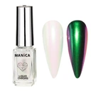 Liquid NAIL POWDER Glass Kameleon Manica Liquid Chrome efekt