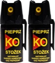 Klever KO FOG obranný pepřový sprej 40 ml šiška SET