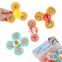 SÚPRAVA FIDGET SPINNER 3 KS PRE DETI S PRÍSTROJAMI S PRÍSAVKAMI