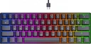 Herná klávesnica 60% Gateron LED RGB USB + BT