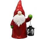 Figúrka škriatka Santa Lantern Gnome Veľká sviečka