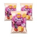 Lay's Oven Pečené zemiakové lupienky zapečené s makom a feferónkami 3x 110g