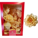 Cake Flowers Chinese Rose Ecru Large 15 ks