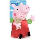 PLYŠOVÁ HRAČKA PEPPA PIG MASKOT VYDÁVA ZVUKY 23CM