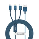 3v1 kábel univerzálny USB - Lightning / USB-C / micro USB 3,5A 1,5m