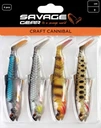 Sada Savage Gear Craft Cannibal 8,5 cm - priehľadná