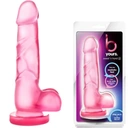 Realistické dildo so semenníkmi, Pink b Yours