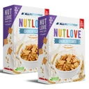 2x ALLNUTRITION NUTLOVE CRUNCHY VLOČKY 300 g SO SADA ŠKORICOVÝCH VLOČKOV