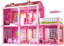 Veľký domček pre bábiky Villa s bábikou na zostavenie