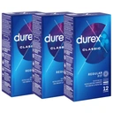 DUREX CLASSIC lubrikované, nasadené kondómy, 36 ks.