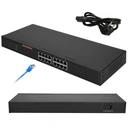 Switch 16 PORT HEXON Desktop Extralink + napájací adaptér