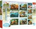 Puzzle 10v1 Spoznajte všetkých dinosaurov TREFL