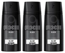 AX Black deodorant pre mužov 3x150 ml DEO