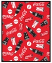 COCA-COLA DEKA FLEECE DEKA veľmi MÄKKÁ červená 120x150cm R049F