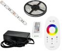 SET 6m RGB 5050 LED PÁS DOTYKOVÝ DIAĽKOVÝ NAPÁJANIE