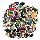 SKULL MIX Sada samolepiek bomby STICKER 50 ks