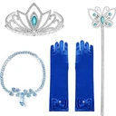 Rukavice CROWN Scepter SET POPELKA PRINCEZNÁ NA PLES 4 KUSY