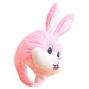 Plnený zajačik Bunny s vyšívanou hlavou Kawaii Ear