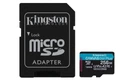 KINGSTON microSDXC Canvas Go Plus 256GB + adaptér