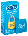 DUREX Extra Safe vystužené kondómy, hrubšie, 12 kusov