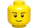 Nádoba na LEGO mini hlavu chlapca žltého