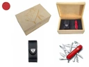 Victorinox 1.3713, vreckový nôž Huntsman + kožené puzdro + krabička + gravírovanie