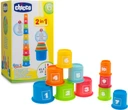 CHICCO BABY SENSES VEŽA POHÁROV 10 KS. 9-36 mil