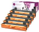 5X INKDIGO TONER TN-1030 TN-1050 PRE BROTHER 1110E 1210WE 1512E 1610WE 1112E