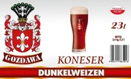 GOZDAWA KONESER DUNKELWEIZEN 23L 3,4kg EXTRA pivo