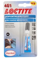 LOCTITE CA LEPIDLO NA PLASTY A GUMU 406