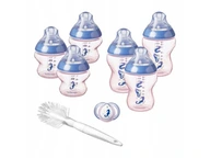 TOMMEE TIPPEE SET 6X FĽAŠA + cumlík + KEFEK