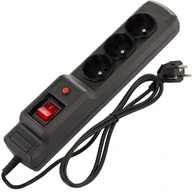 ARMAC MULTI M3 POWER STRIP 3M 3X 230V PL ČIERNA