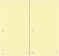 DONAU KARTÓNOVÉ VLOŽKY 1/3 A4 100KS ŽLTÉ x2