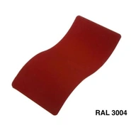 RAL 3004 Farba Polyester Purpurový hladký lesk