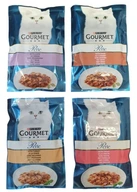 Purina Gourmet krmivo pre mačky mix príchutí 12x85g sada 4 ks