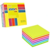 Blok STICK"N 76x76mm 400k mix neon 6 ko