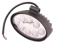 Pracovná lampa elipsa 24W 8 LED GLANZ