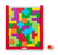 Woody Farebné kocky MONTESSORI Tetris puzzle