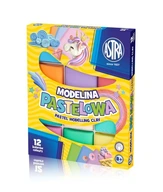 Modelovacia hmota 12 farieb pastel Astra