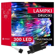 DRÔTOVÉ LAMPY 300 LED MIKRO ELEKTRICKÁ ELEKTRINA VIAC FARBE